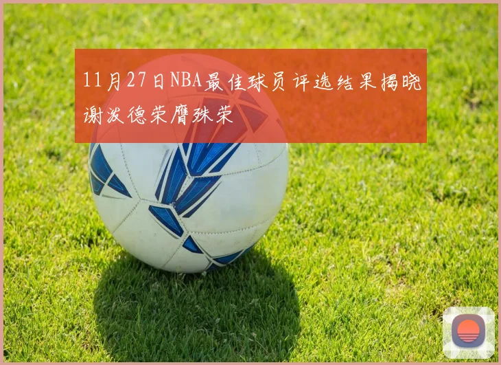 11月27日NBA最佳球员评选结果揭晓谢泼德荣膺殊荣